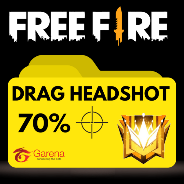 Free Fire drag Headshot 70%